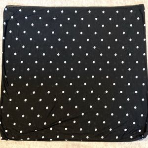 Polka Dot Knit Infinity Scarf